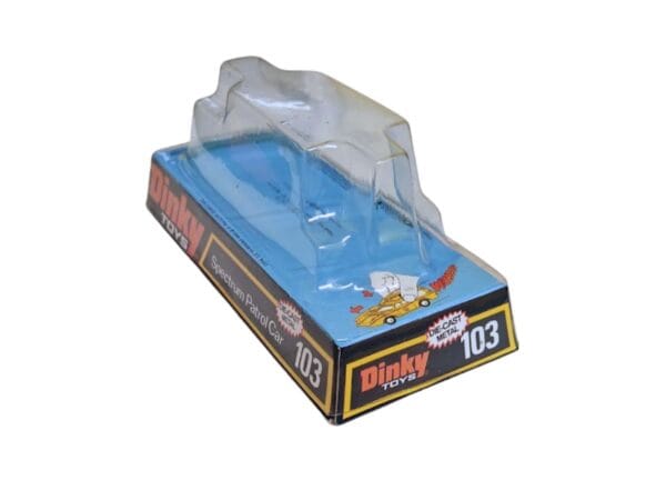 Dinky Toys 103 Spectrum Patrol Car (SPC) Captain Scarlet Blister/Bubble Repro Box Dinky Toys 103 Spectrum Patrol Car (SPC) Captain Scarlet Blister/Bubble Repro Box