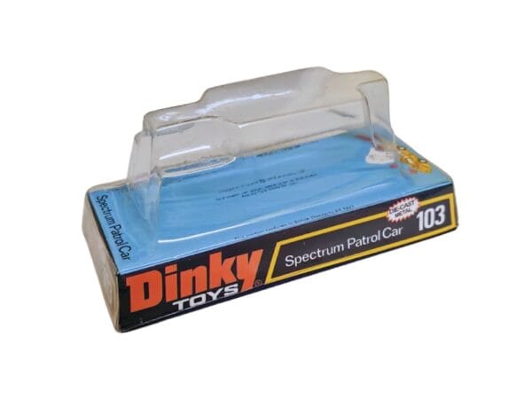 Dinky Toys 103 Spectrum Patrol Car (SPC) Captain Scarlet Blister/Bubble Repro Box Dinky Toys 103 Spectrum Patrol Car (SPC) Captain Scarlet Blister/Bubble Repro Box
