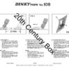 Dinky Toys 108 Sam’s Car Reproduction Instruction Sheet Dinky Toys 108 Sam’s Car Reproduction Instruction Sheet