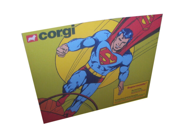 Corgi Toys 265 Superman Supermobile Repro Box Corgi Toys 265 Superman Supermobile Repro Box