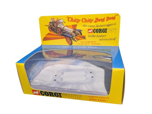 Corgi Toys 266 Chitty Chitty Bang Bang Repro Box with Cardboard Cloud Inner Corgi Toys 266 Chitty Chitty Bang Bang Repro Box with Cardboard Cloud Inner