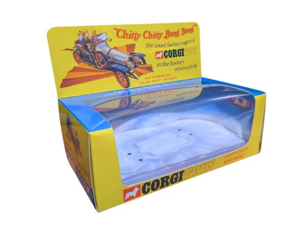 Corgi Toys 266 Chitty Chitty Bang Bang Repro Box with Cardboard Cloud Inner Corgi Toys 266 Chitty Chitty Bang Bang Repro Box with Cardboard Cloud Inner