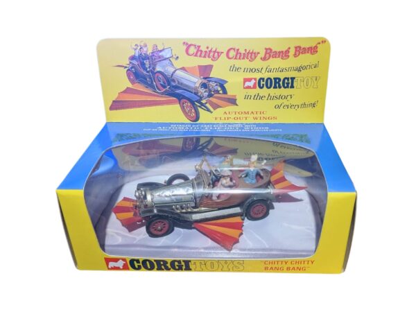 Corgi Toys 266 Chitty Chitty Bang Bang Repro Box with Cardboard Cloud Inner Corgi Toys 266 Chitty Chitty Bang Bang Repro Box with Cardboard Cloud Inner