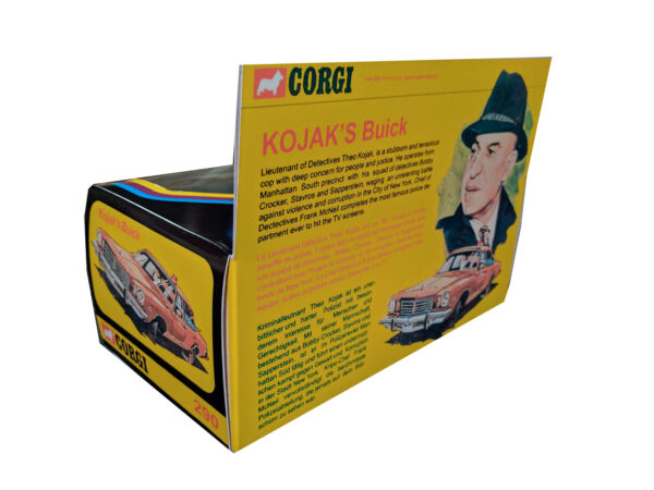 Corgi Toys 290 Kojak’s Buick Repro Box Corgi Toys 290 Kojak's Buick Repro Box