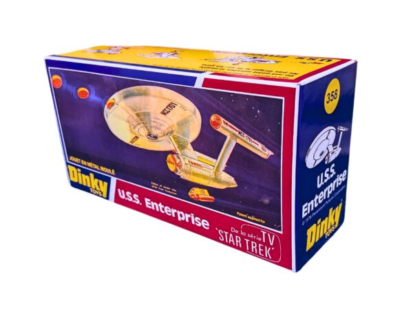 Dinky Toys 358 Star Trek U.S.S. Enterprise Repro Box Dinky Toys 358 Star Trek U.S.S. Enterprise Repro Box
