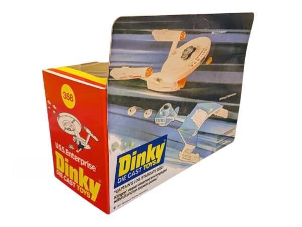 Dinky Toys 358 Star Trek U.S.S. Enterprise Repro Window Box Dinky Toys 358 Star Trek U.S.S. Enterprise Repro Window Box