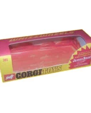 Corgi Toys 391 James Bond Ford Mustang Repro Box Corgi Toys 391 James Bond Ford Mustang Repro Box