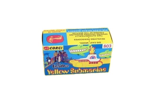 Corgi Toys 803 The Beatles Yellow Submarine Type 2 Custom Designed Repro Box