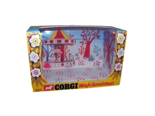 Corgi Toys 807 Magic Roundabout Dougal’s Car Repro Box Corgi Toys 807 Magic Roundabout Dougal's Car Repro Box