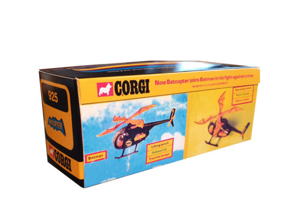 Corgi Toys 925 Batman Batcopter Repro Box Corgi Toys 925 Batman Batcopter Repro Box