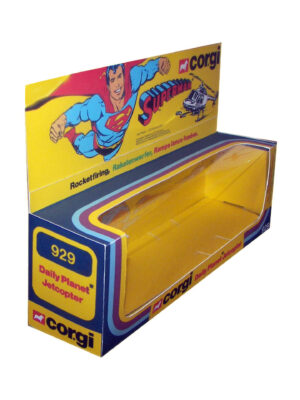 Corgi Toys 929 Superman Jetcopter Repro Box