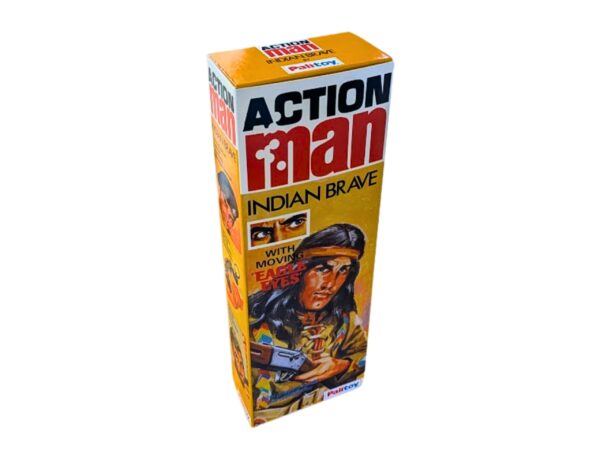 Palitoy Action Man – Indian Brave with Eagle Eyes Repro Box Palitoy Action Man - Indian Brave with Eagle Eyes Repro Box
