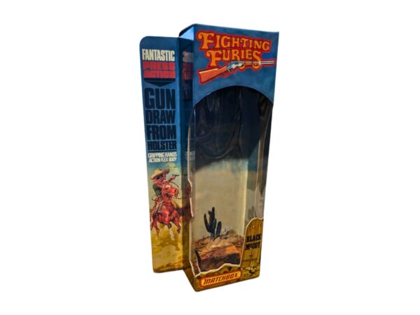 Matchbox Fighting Furies Black McCoy Figure Repro Box Matchbox Fighting Furies Black McCoy Figure Repro Box