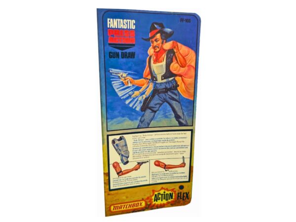 Matchbox Fighting Furies Black McCoy Figure Repro Box Matchbox Fighting Furies Black McCoy Figure Repro Box