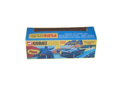 Corgi Toys 267 Batmobile Red Wheels 1973 Repro Box Corgi Toys 267 Batmobile Red Wheels 1973 Repro Box