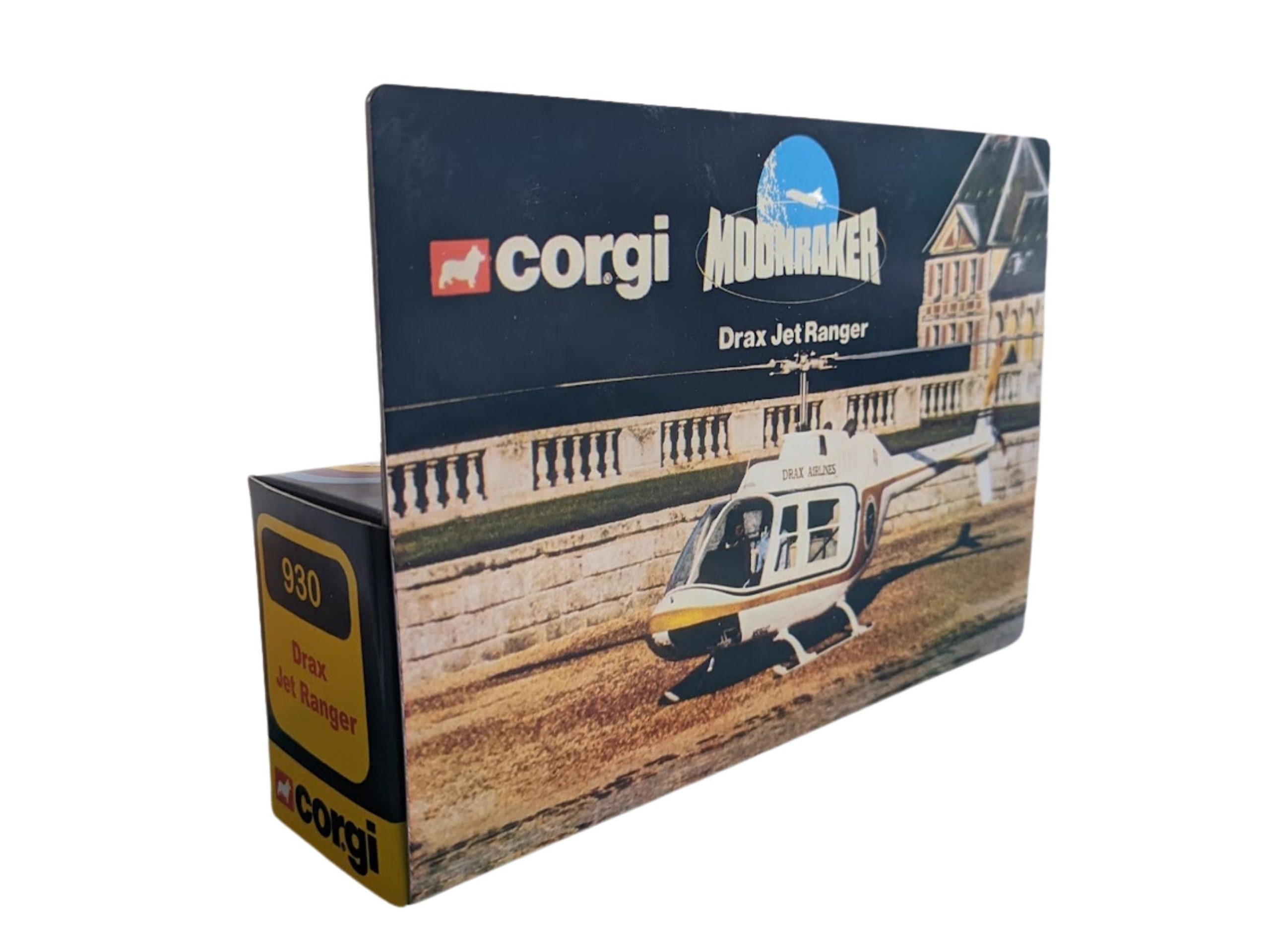 Corgi Toys 930 Drax Helicopter Repro Box Corgi Toys 930 Drax Helicopter Repro Box