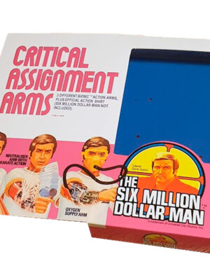 Denys Fisher Six Million Dollar Man Critical Assignment Arms Reproduction Box Denys Fisher Six Million Dollar Man Critical Assignment Arms Reproduction Box