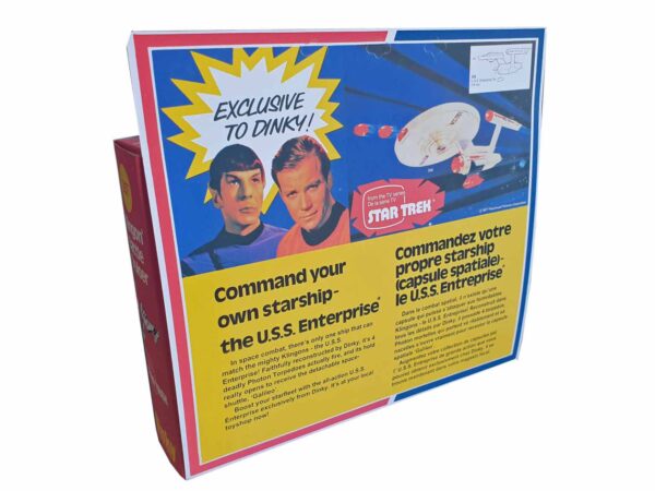 Dinky Toys 357 Star Trek Klingon Battle Cruiser Repro Box Dinky Toys 357 Star Trek Klingon Battle Cruiser Repro Box