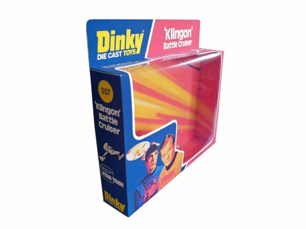 Dinky Toys 357 Star Trek Klingon Battle Cruiser Repro Box Dinky Toys 357 Star Trek Klingon Battle Cruiser Repro Box