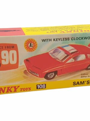 Dinky Toys 108 Sam’s Car Repro Box Dinky Toys 108 Sam’s Car Repro Box