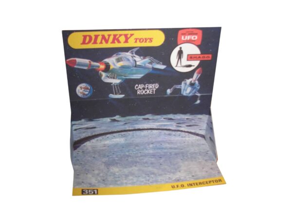 Dinky Toys 351 Shado Interceptor Repro Box Dinky Toys 351 Shado Interceptor Repro Box