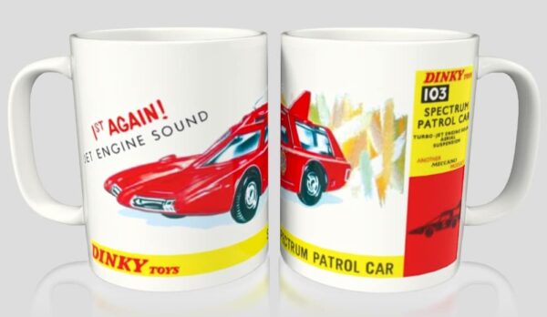 Dinky 103 Spectrum Patrol Car (SPC) Mug Dinky 103 Spectrum Patrol Car (SPC) Mug