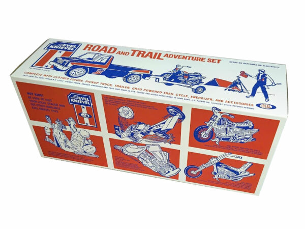 Ideal Toys Evel Knievel Road and Trail Adventure Set Reproduction Box
