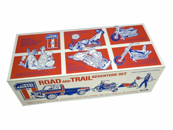 Ideal Toys Evel Knievel Road and Trail Adventure Set Reproduction Box