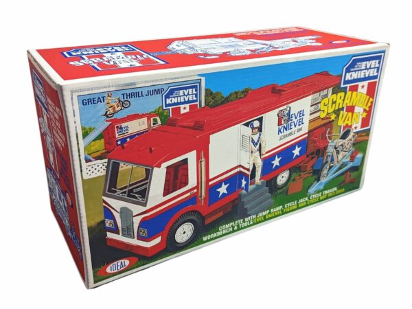 Ideal Toys Evel Knievel Scramble Van Reproduction Box Ideal Toys Evel Knievel Scramble Van Reproduction Box