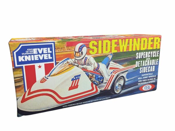 Ideal Toys Evel Knievel Sidewinder Supercyle Reproduction Box