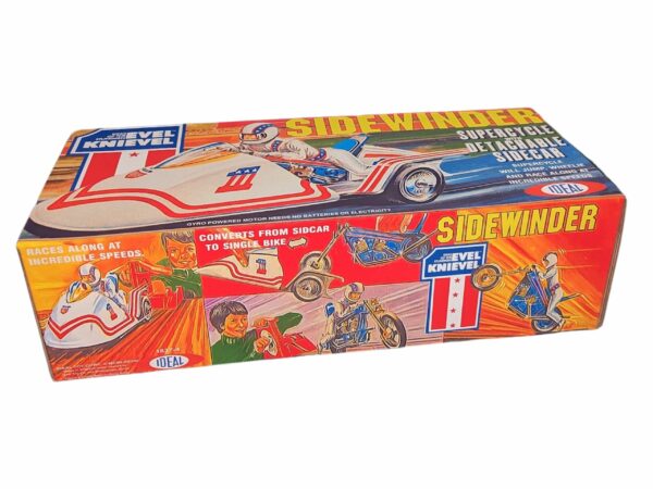 Ideal Toys Evel Knievel Sidewinder Supercyle Reproduction Box