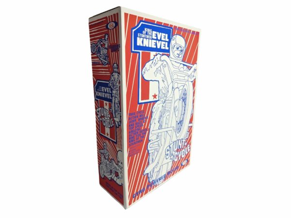 Ideal Toys Evel Knievel Stunt Cycle US Version Reproduction Box Ideal Toys Evel Knievel Stunt Cycle US Version Reproduction Box