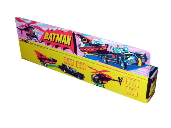 Corgi Toys Giftset 40 Batmobile, Batboat and Batcopter Repro Box Corgi Toys Giftset 40 Batmobile, Batboat and Batcopter Repro Box