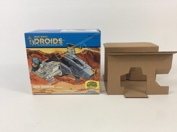 Vintage Star Wars Droids Side Gunner box and inserts Vintage Star Wars Droids Side Gunner box and inserts