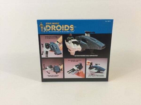 Vintage Star Wars Droids Side Gunner box and inserts Vintage Star Wars Droids Side Gunner box and inserts