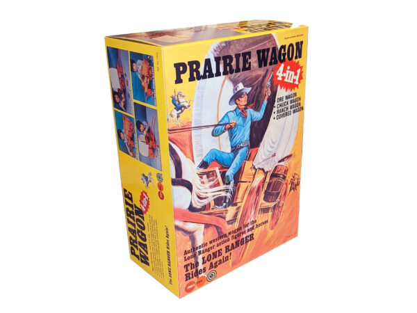 Marx Toys The Lone Ranger Prairie Wagon Repro Box