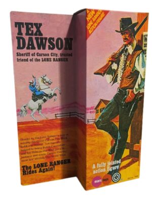 Marx Toys Tex Dawson Figure Repro Box Marx Toys Tex Dawson Figure Repro Box