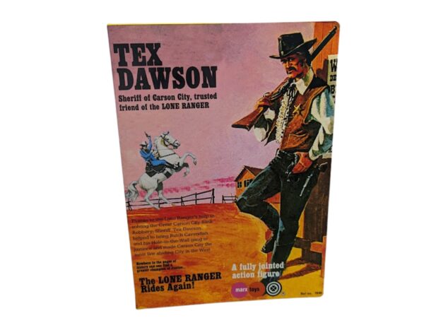 Marx Toys Tex Dawson Figure Repro Box Marx Toys Tex Dawson Figure Repro Box