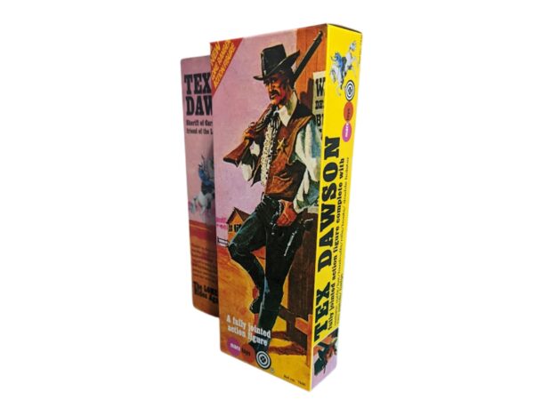 Marx Toys Tex Dawson Figure Repro Box Marx Toys Tex Dawson Figure Repro Box