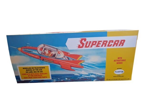 Plaston Toys Mike Mercury Supercar Repro Box Plaston Toys Mike Mercury Supercar Repro Box