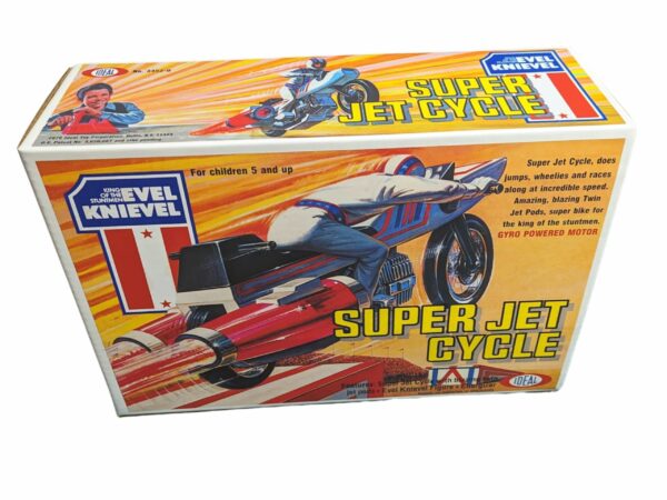 Ideal Toys Evel Knievel Super Jet Cycle Reproduction Box Ideal Toys Evel Knievel Super Jet Cycle Reproduction Box