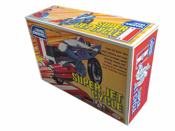 Ideal Toys Evel Knievel Super Jet Cycle Reproduction Box Ideal Toys Evel Knievel Super Jet Cycle Reproduction Box