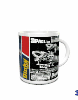 Dinky 359/360 Space 1999 Eagle Transporter/Freighter Mug Dinky 359/360 Space 1999 Eagle Transporter/Freighter Mug