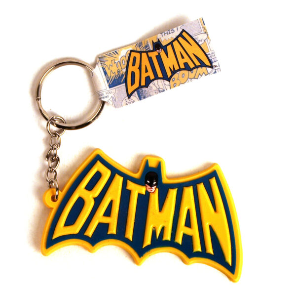 DC Comics Batman Logo Rubber Keyring DC Comics Batman Logo Rubber Keyring