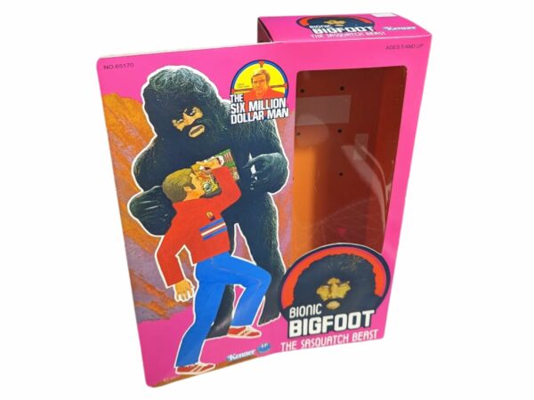 Kenner Six Million Dollar Man Biosonic Bigfoot Figure 2nd Version Reproduction Box