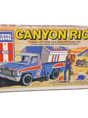 Ideal Toys Evel Knievel Canyon Rig Reproduction Box