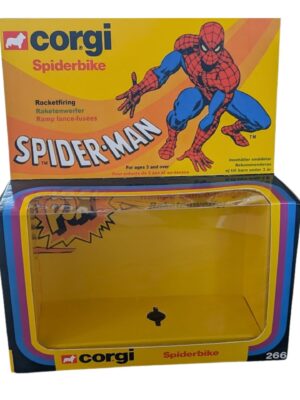 Corgi Toys 266 Spiderman Spiderbike Repro Box Corgi Toys 266 Spiderman Spiderbike Repro Box