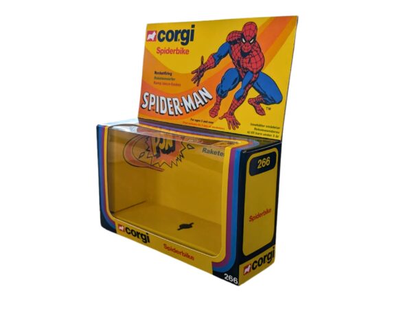 Corgi Toys 266 Spiderman Spiderbike Repro Box Corgi Toys 266 Spiderman Spiderbike Repro Box