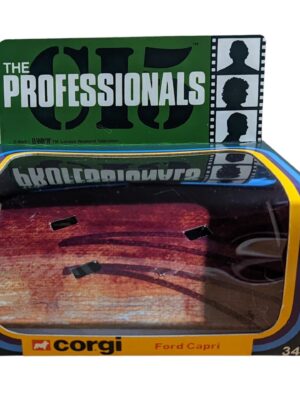 Corgi Toys 342 Professionals Ford Capri Repro Box Corgi Toys 342 Professionals Ford Capri Repro Box