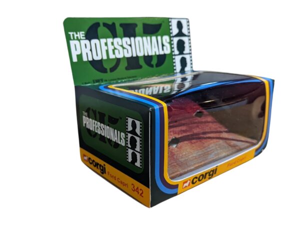 Corgi Toys 342 Professionals Ford Capri Repro Box Corgi Toys 342 Professionals Ford Capri Repro Box